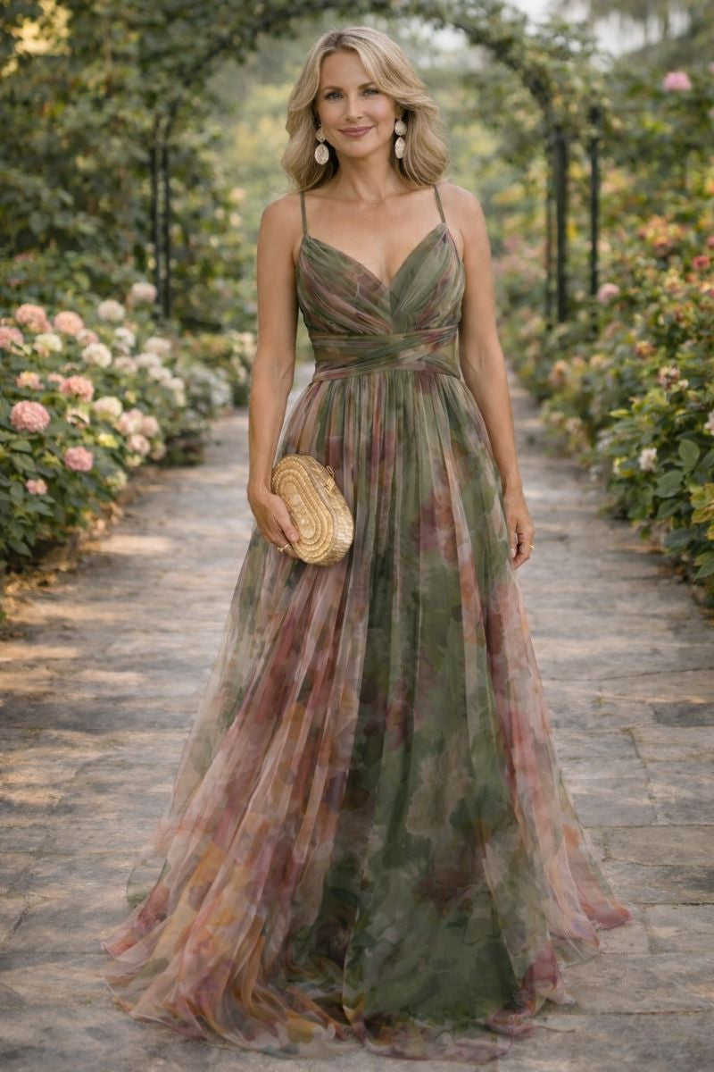Giselle | Bloemenprint Maxijurk