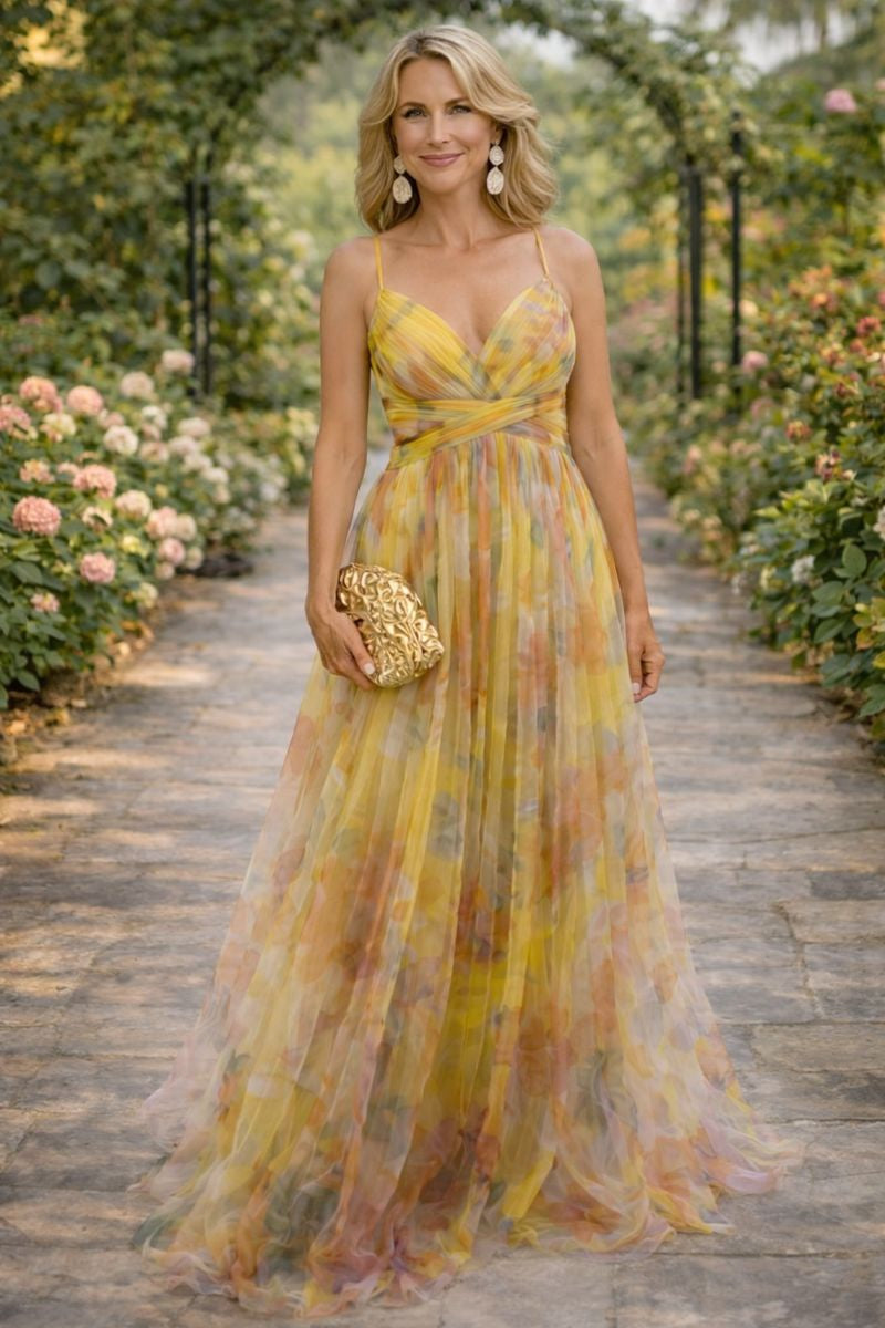 Giselle | Bloemenprint Maxijurk