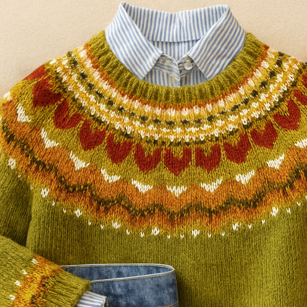 Dieke - Elegante Vintage Trui