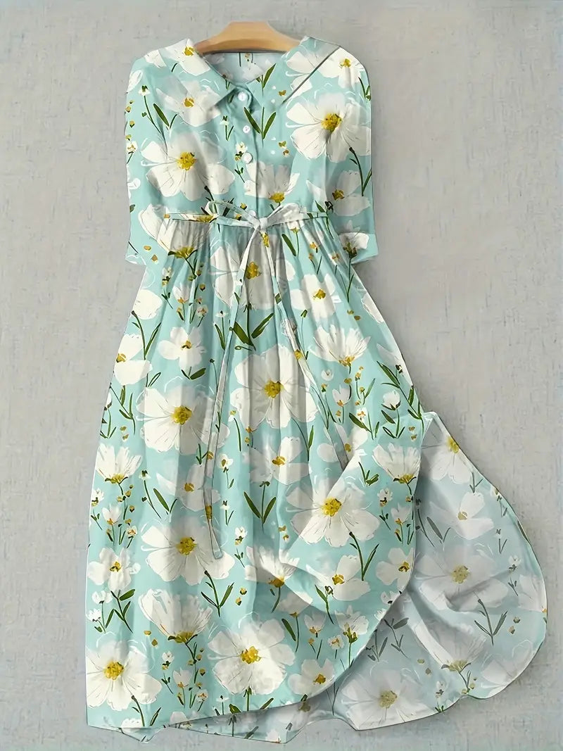 Lotte | Frisse bloemen zomerjurk