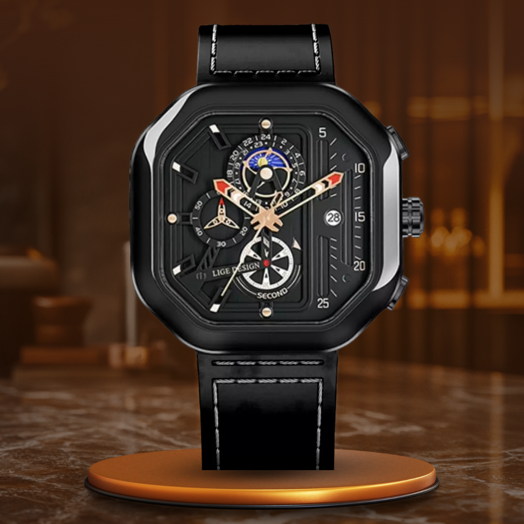 Luxe Quartz Chronograaf Horloge - Olsen & Olsen