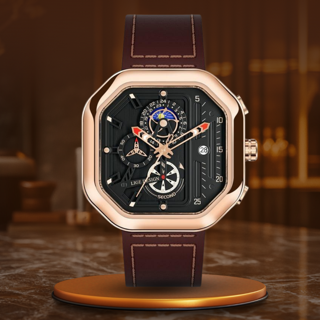 Luxe Quartz Chronograaf Horloge - Olsen & Olsen