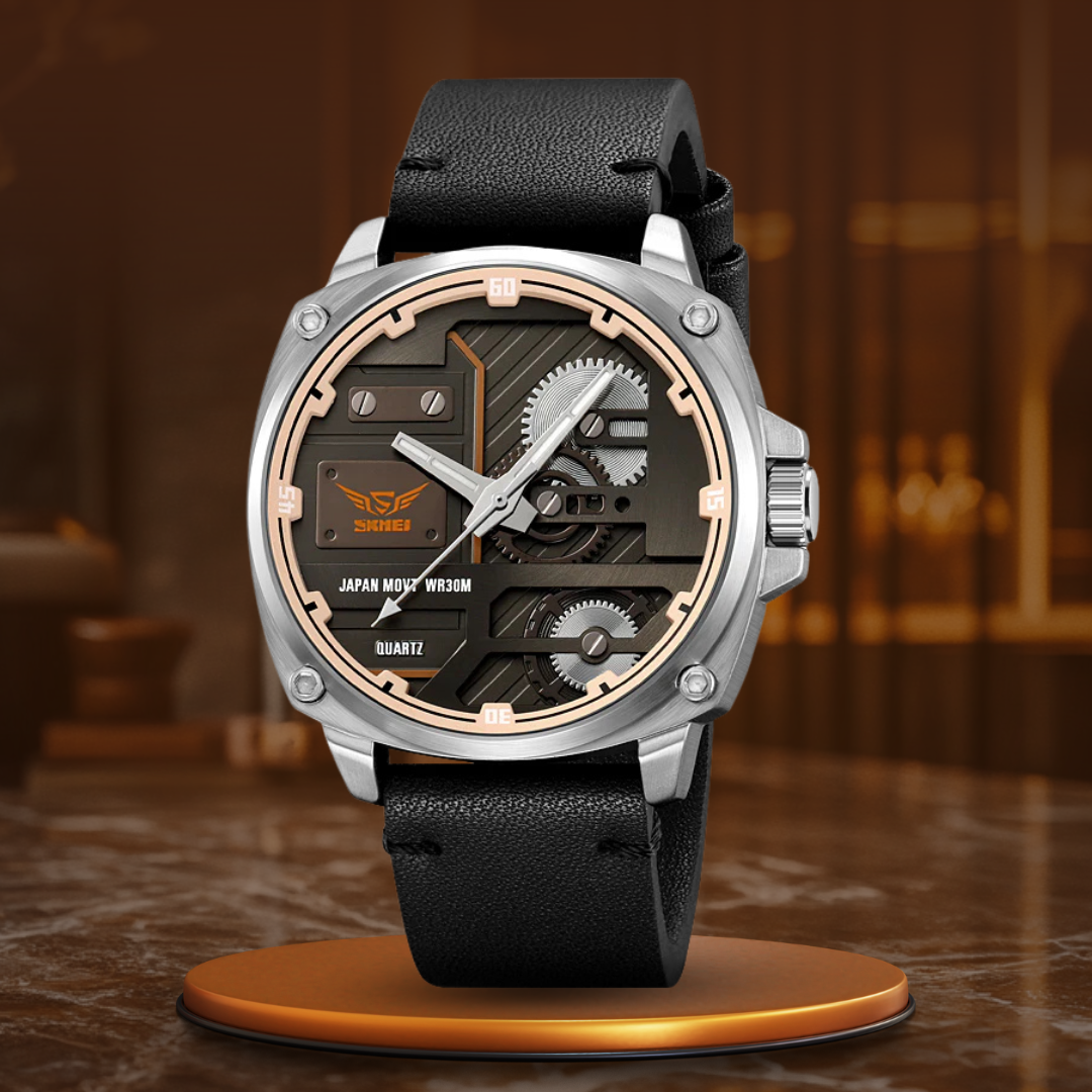Herenhorloge van Leer Quartz™ – Olsen & Olsen