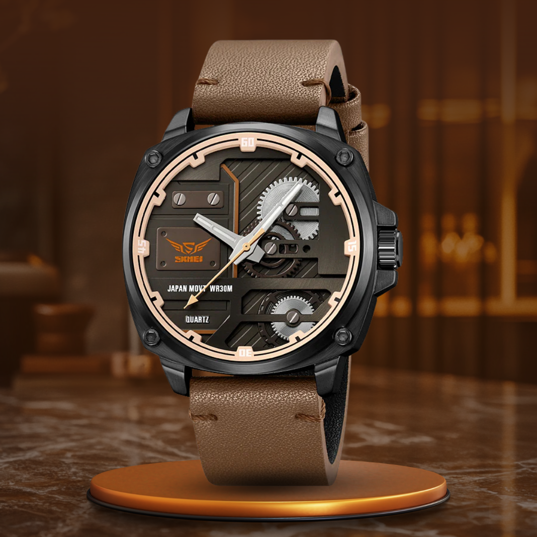 Herenhorloge van Leer Quartz™ – Olsen & Olsen