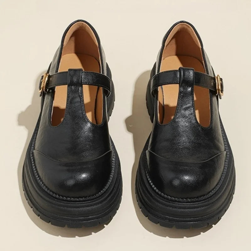 Fleur - T-Bar Schoenen met Vintage Charme