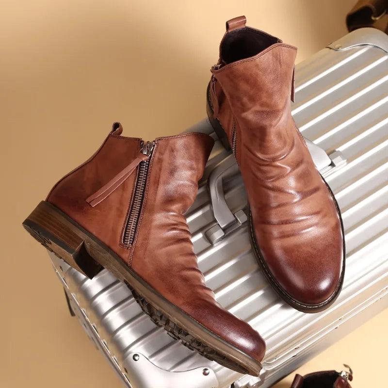 Hayden - Cavallino Chelsea Boots
