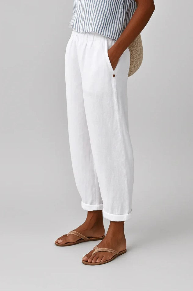 Amber - Tijdloze Linnen-Katoenen Pantalon