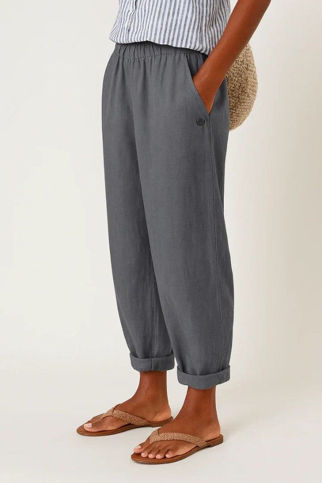 Amber - Tijdloze Linnen-Katoenen Pantalon