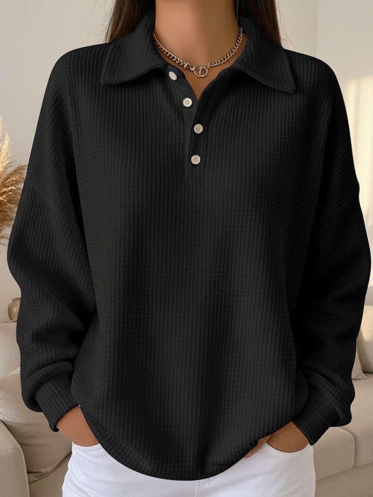 Reagan - Elegant Polo Sweater