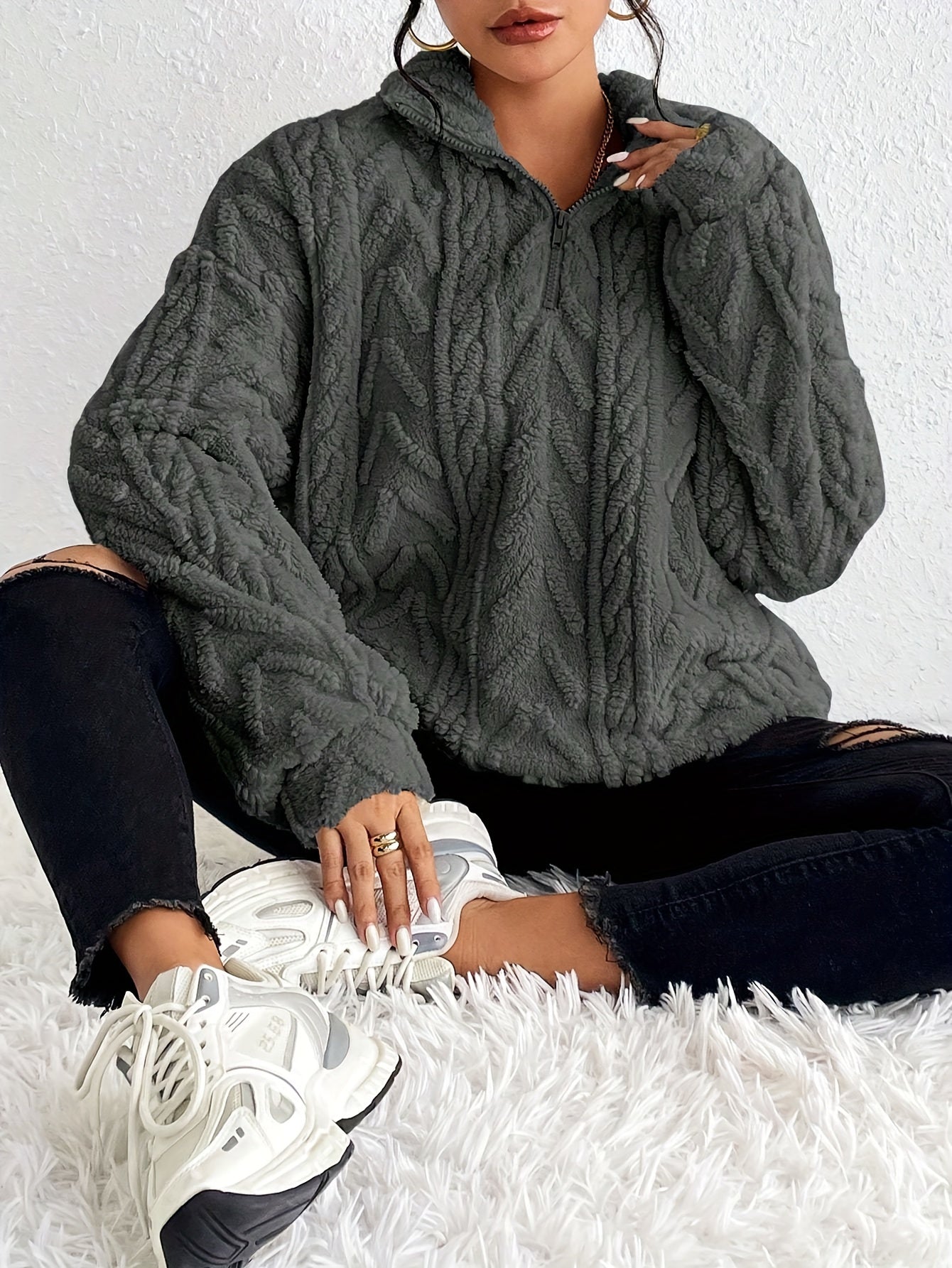 Elegante Fleece Trui