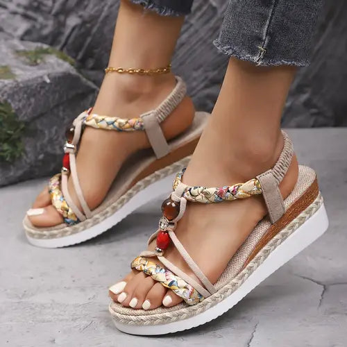 SANNE | Comfortabele Sandalen met Lage Hak voor Elke Zomerse Gelegenheid