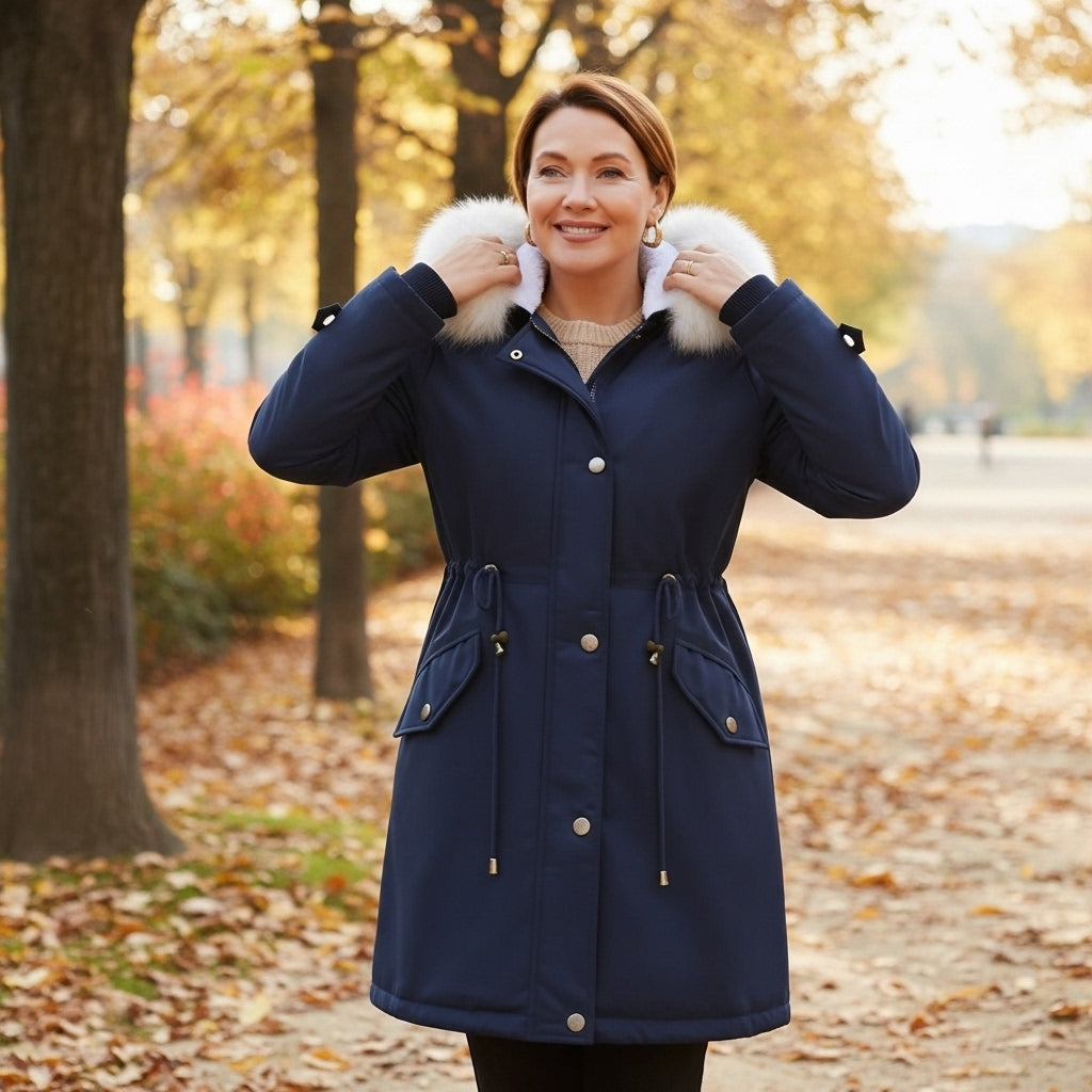 Chrisje - Fleece-Lined Winter Coat