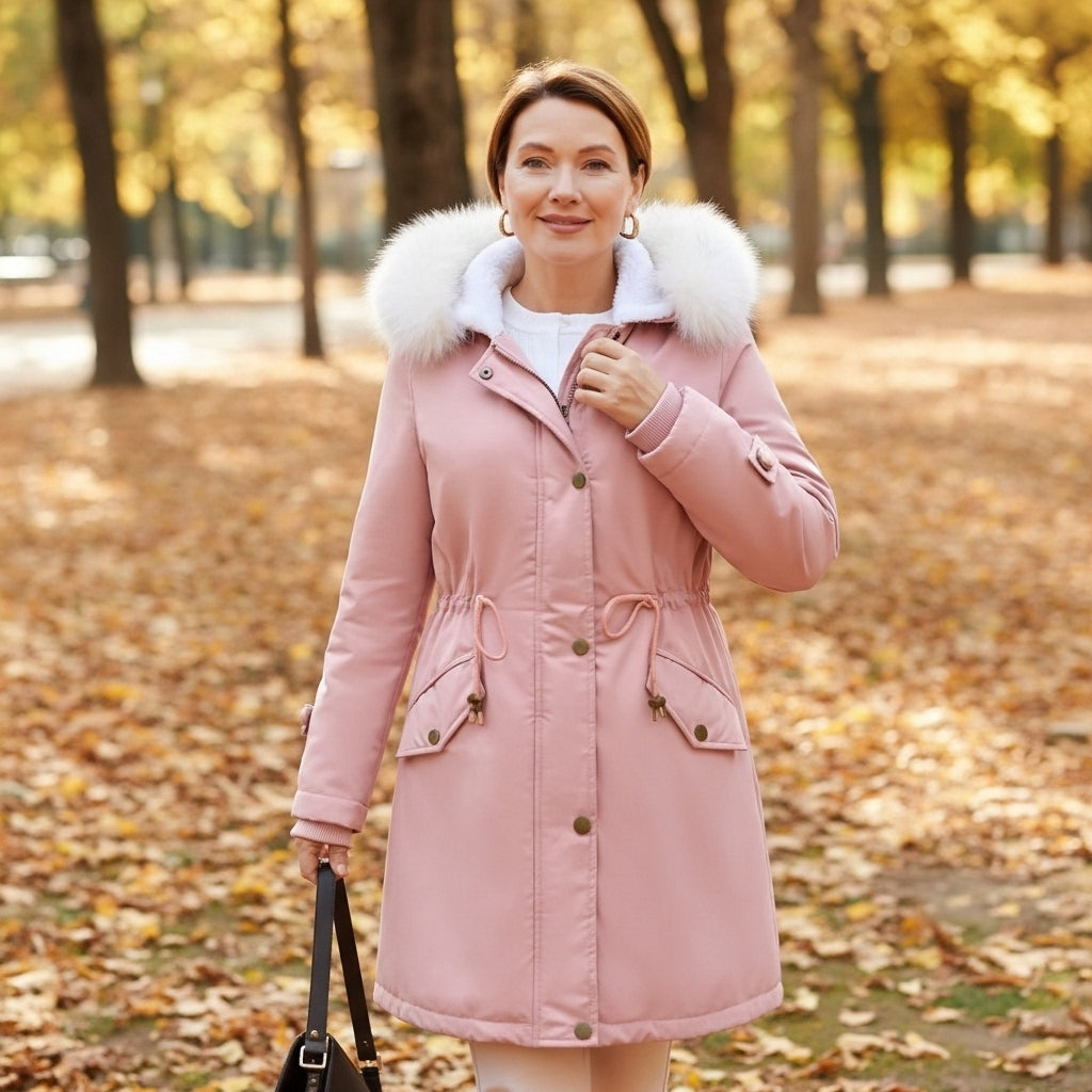 Chrisje - Fleece-Lined Winter Coat