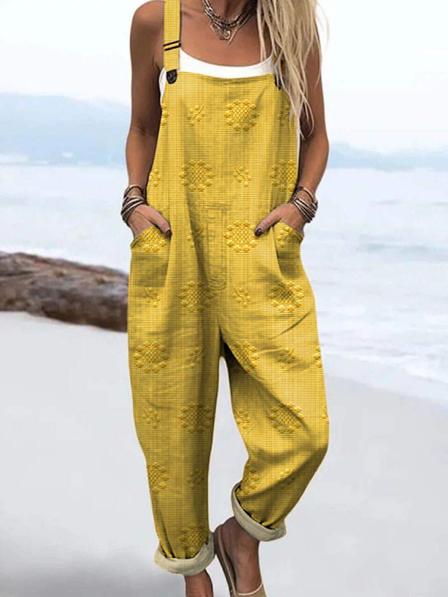 Lois & Tom's - Relaxed Pattern Jumpsuit