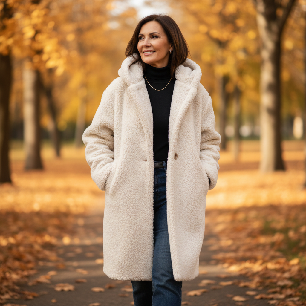 Ella - Warm Woolen Coat