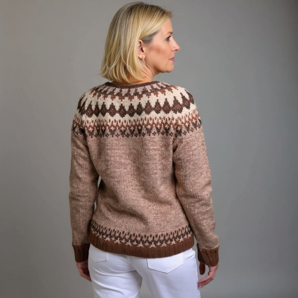 Lois & Tom's  - Retro Icelandic Wool Cardigan
