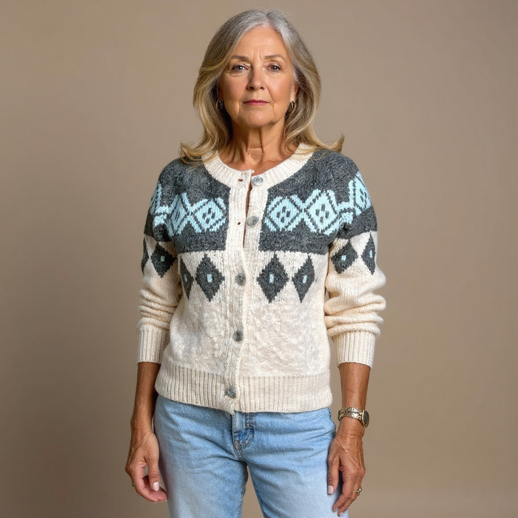 Lois & Tom's  - Retro Icelandic Wool Cardigan