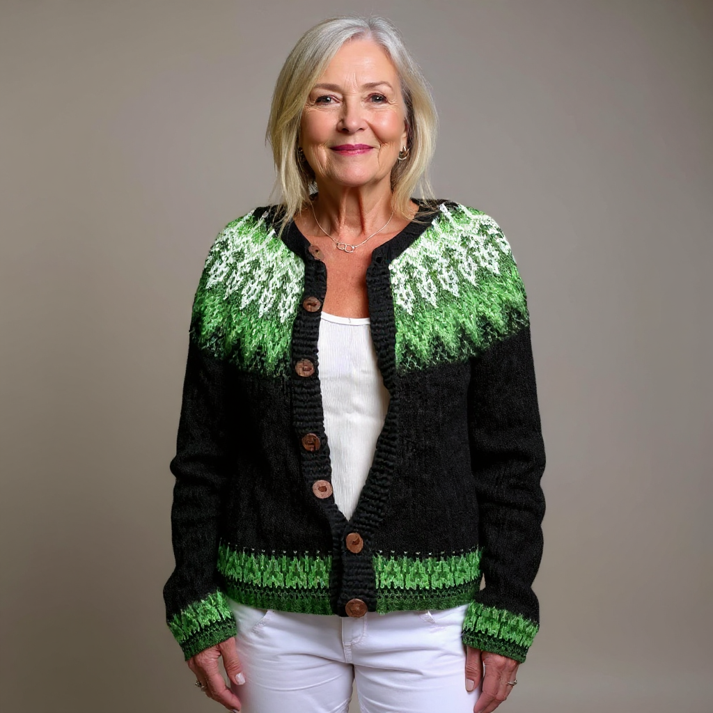 Lois & Tom's  - Retro Icelandic Wool Cardigan