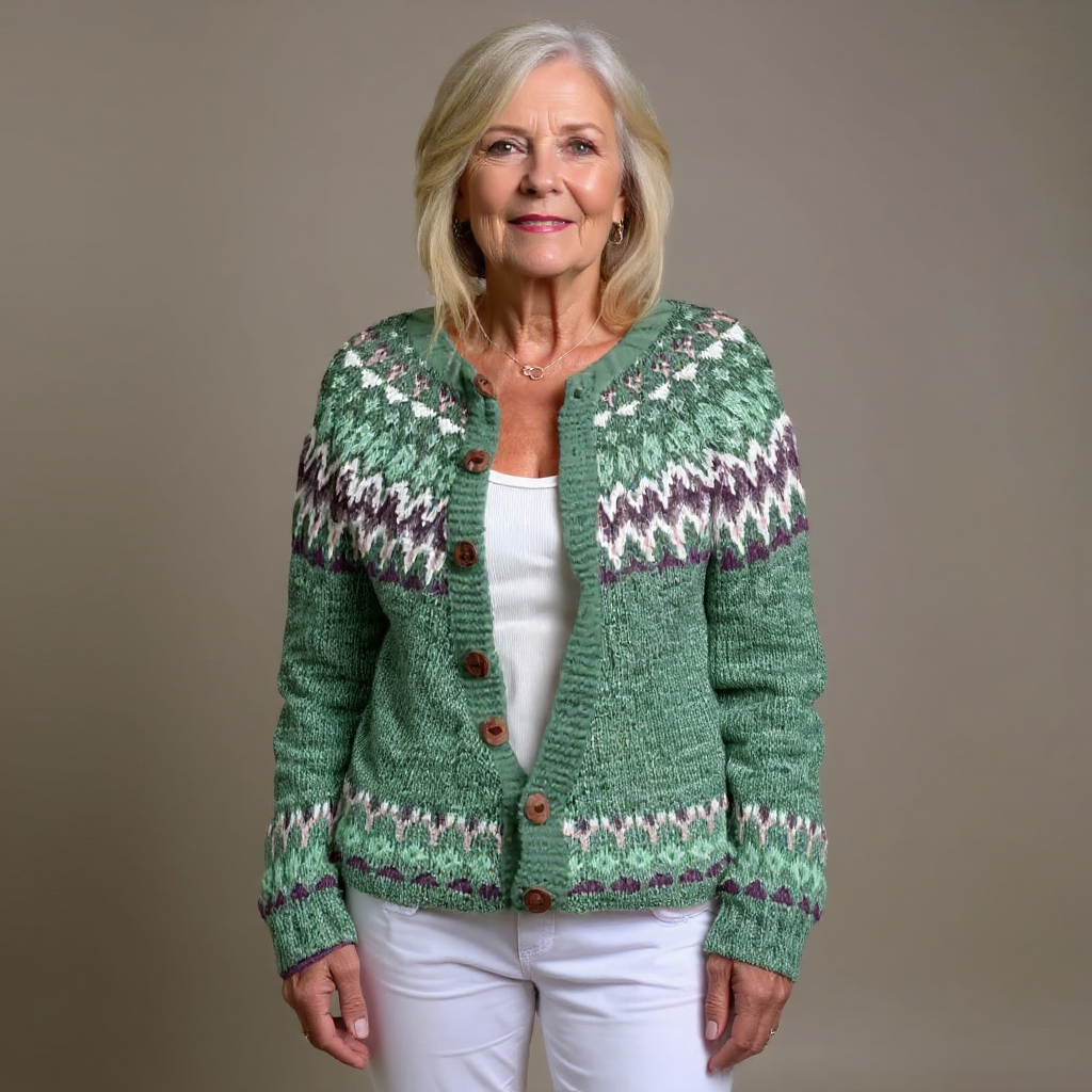 Lois & Tom's - Retro Icelandic Wool Cardigan