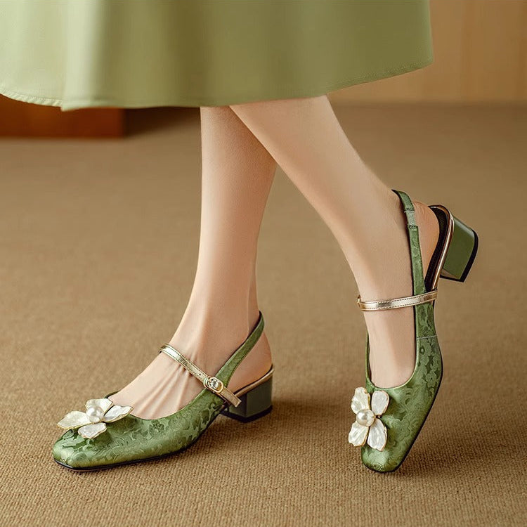 Eloise - Elegante Damesschoen met Bloemdetail