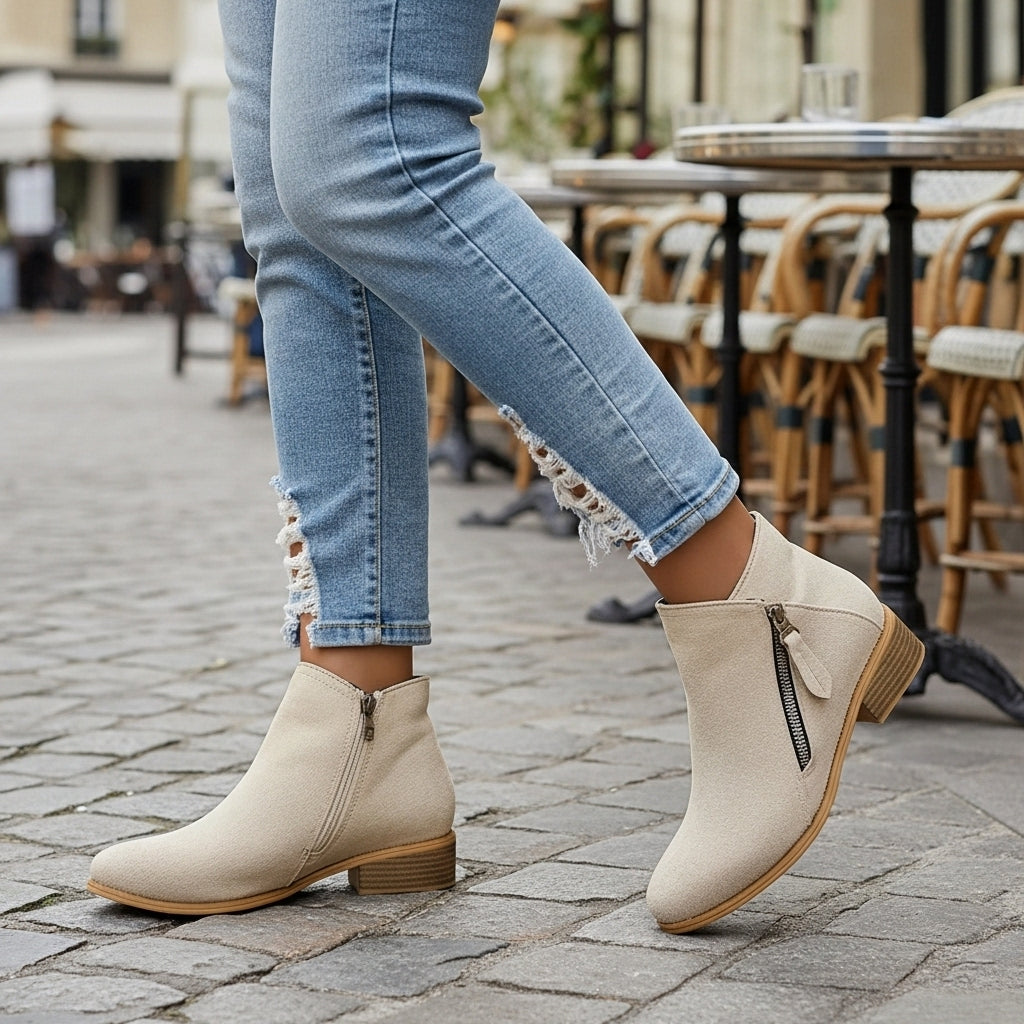 Maelle - Suede Ankle Boots