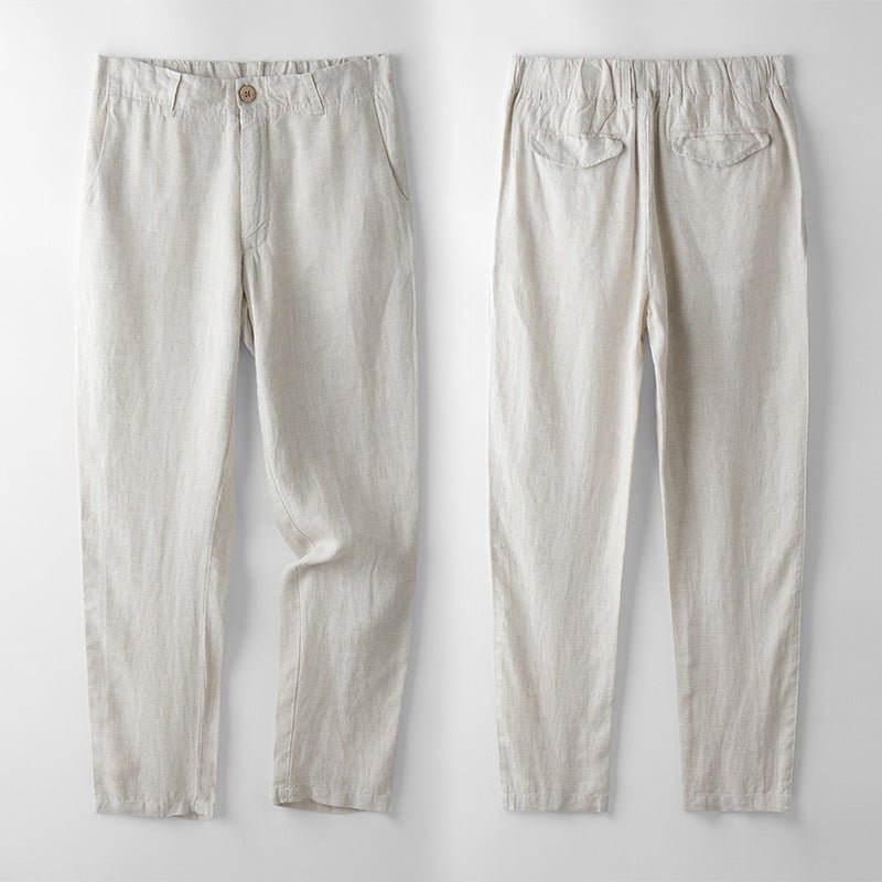 Riviera - Linnen Tailored Fit Chino's