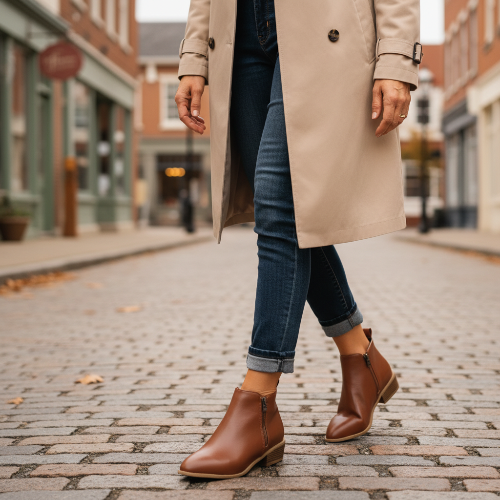Sharon - Trendy Pointed-toe Ankle Boots
