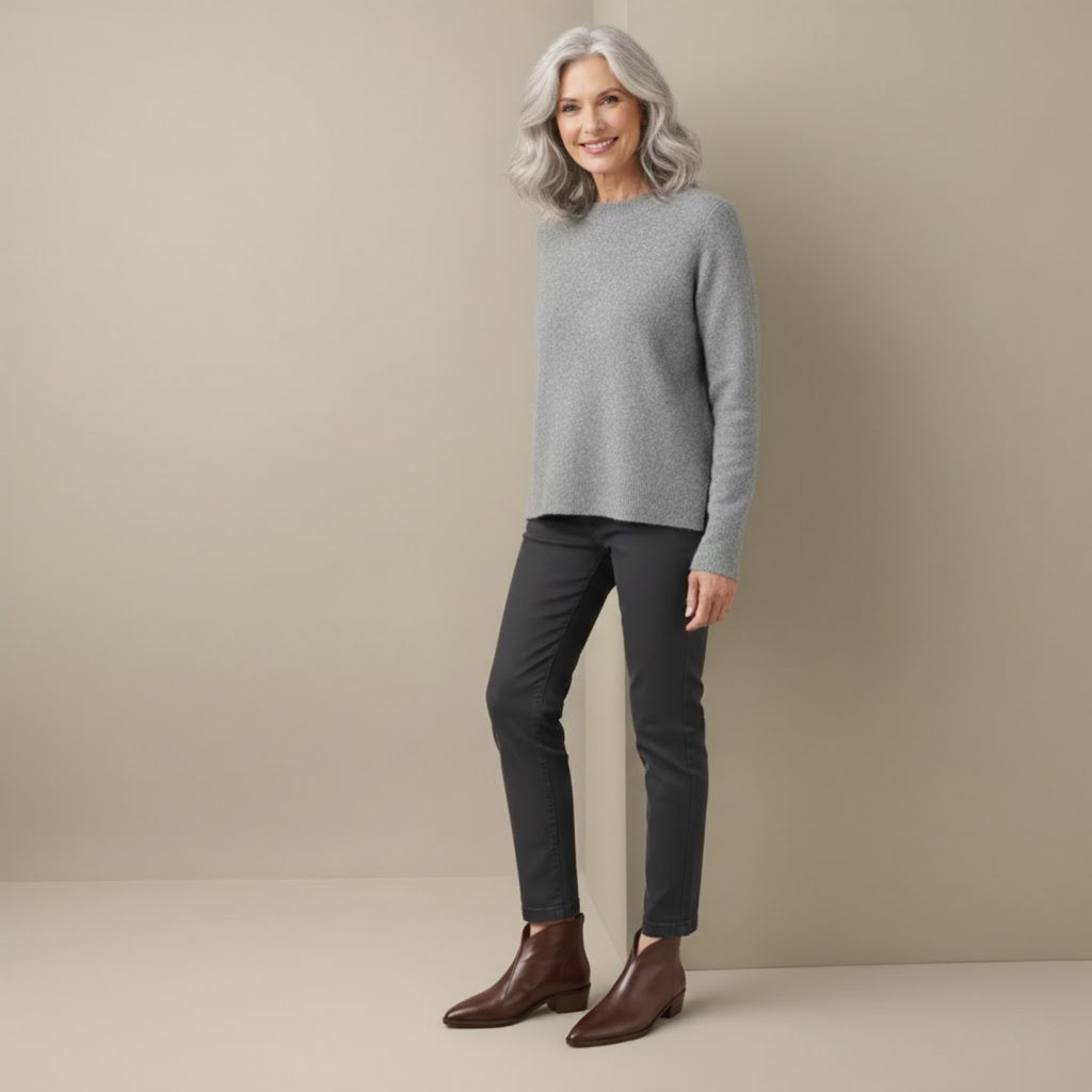 Bella - Luxury Ankle Boots with Low Heel